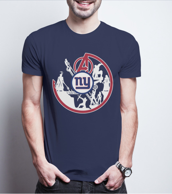Ny Giants Avengers Crossover T-Shirt