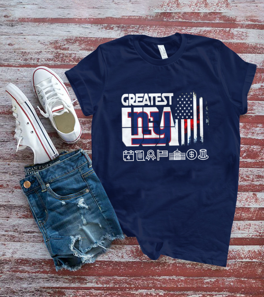 Greatest Ny American Icons And Symbols Collection T-Shirt
