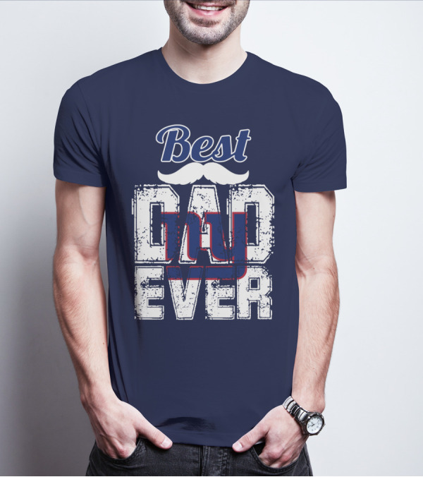 Best Dad Ever Giants T-Shirt
