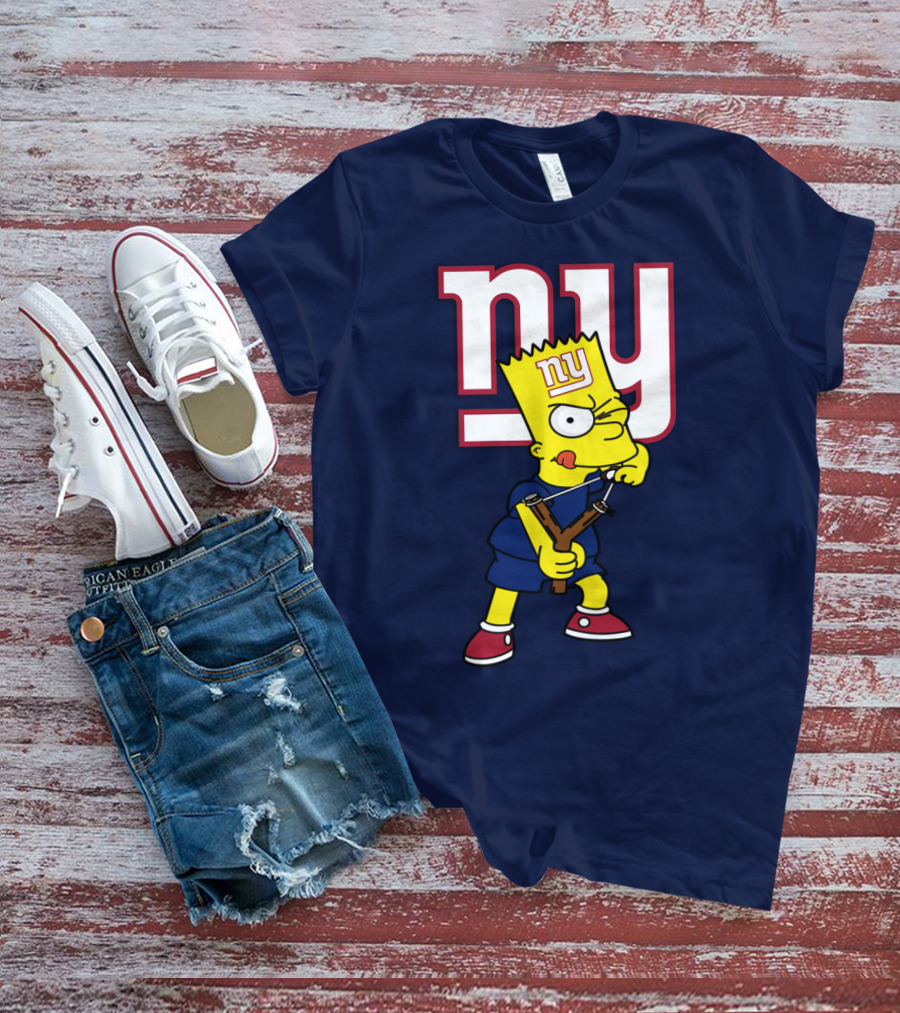 Ny Giants Bart Slingshot T-Shirt