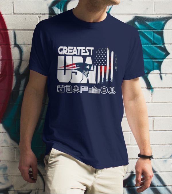 Greatest Usa New England Patriots American Icons T-Shirt