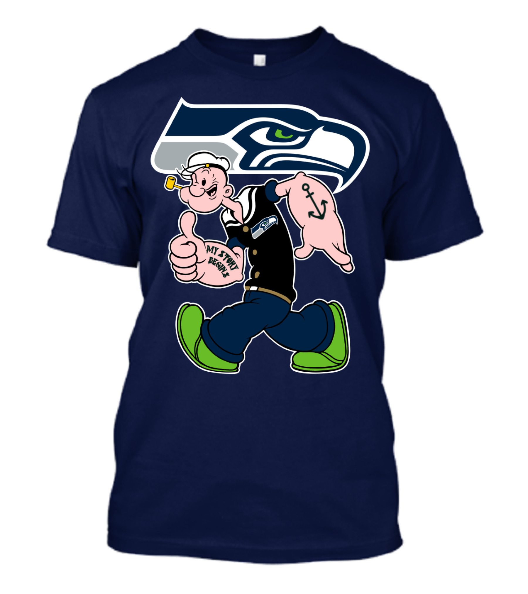 Seahawks Popeye My Jerry Bryant T-Shirt