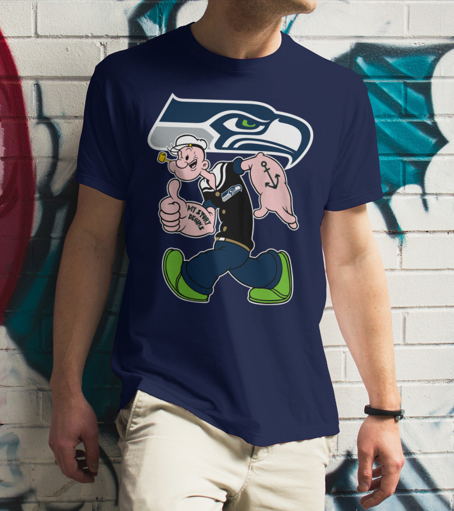 Seahawks Popeye My Jerry Bryant T-Shirt