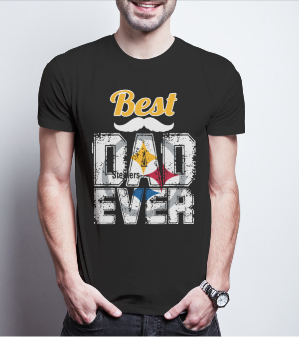 Best Steelers Dad Ever T-Shirt