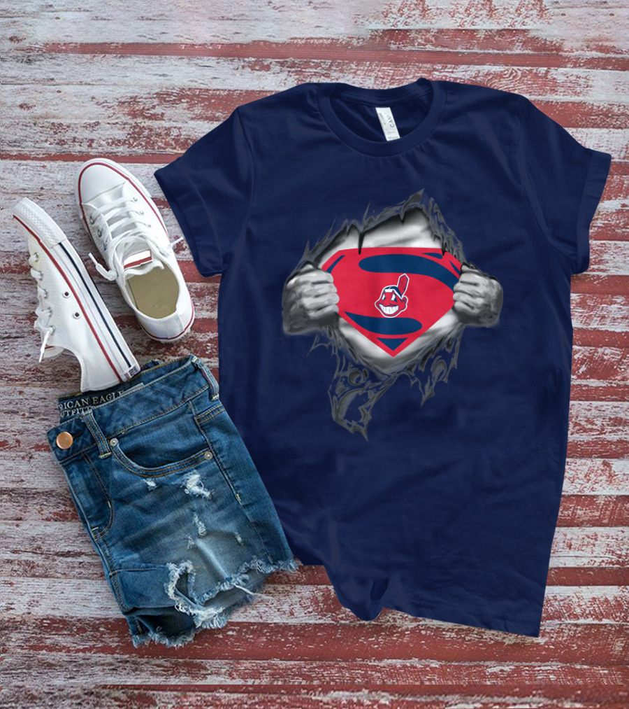 Superman Cleveland Indians T-Shirt