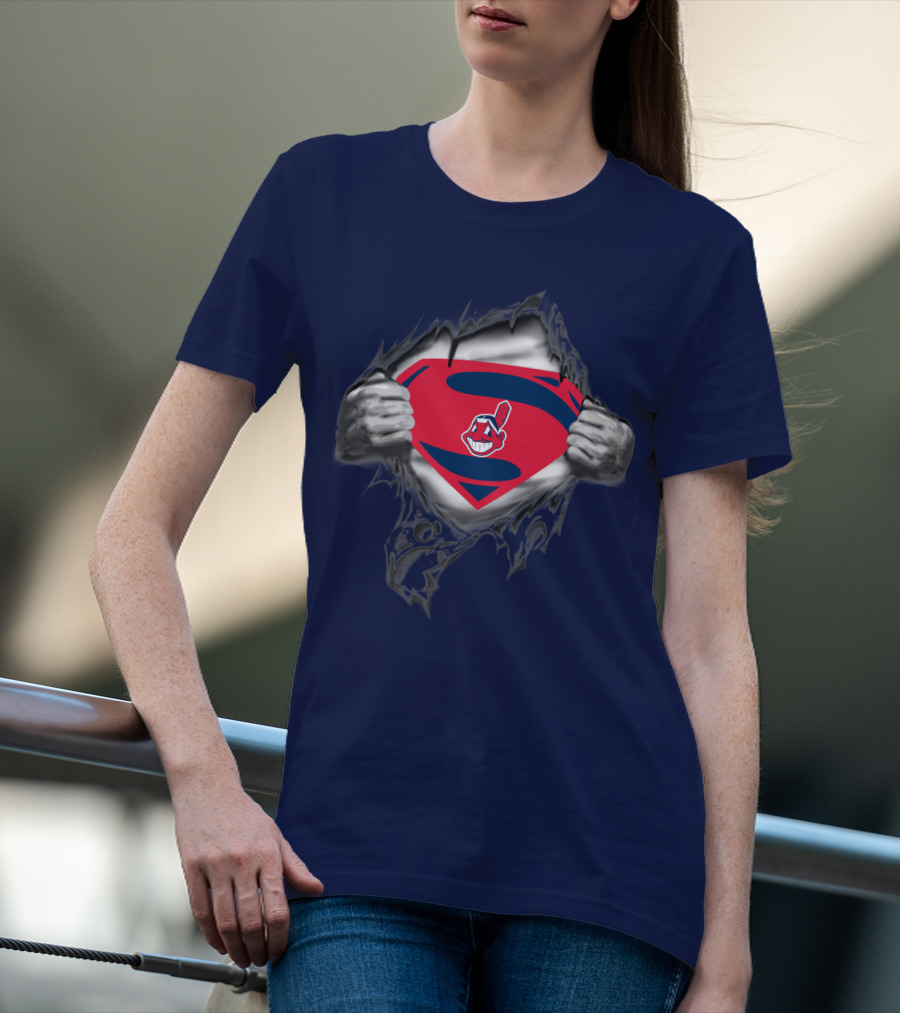 Superman Cleveland Indians T-Shirt
