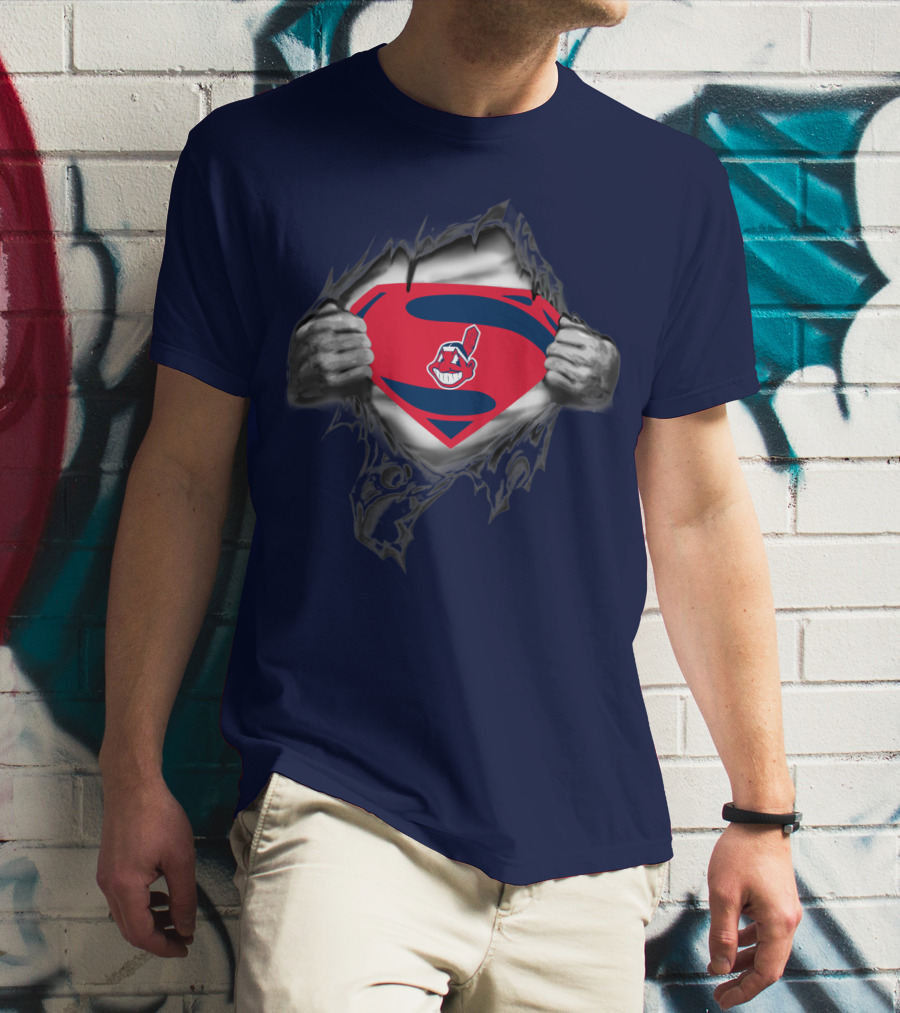 Superman Cleveland Indians T-Shirt