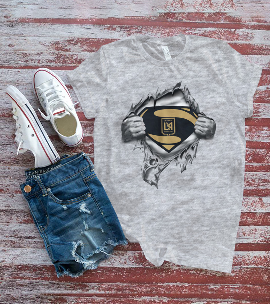 Los Angeles Fc Superman Logo Fusion T-Shirt