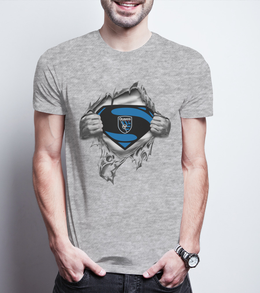 Quakes Super Logo San Jose Earthquakes T-Shirt
