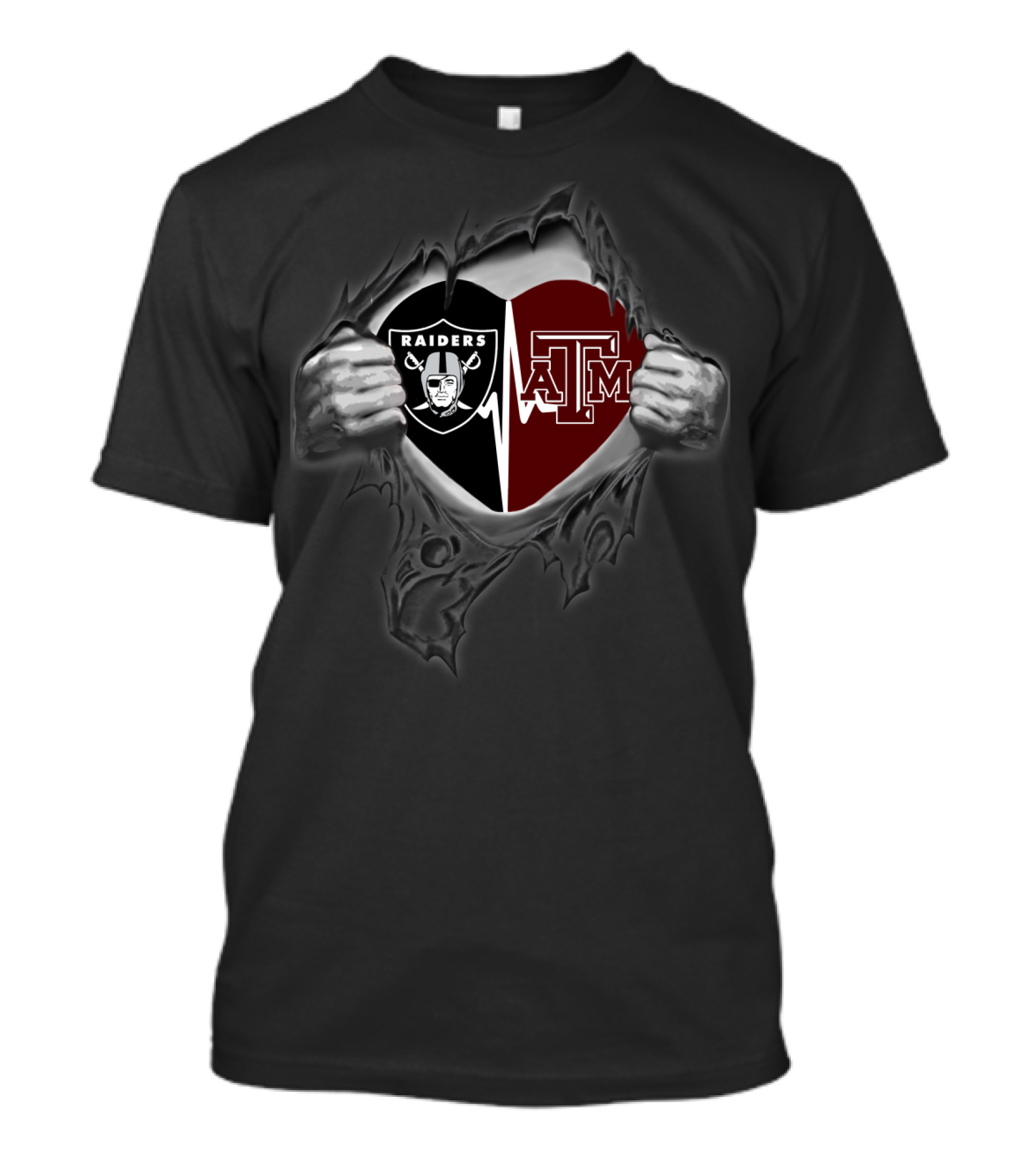 Raiders A&M Heart T-Shirt