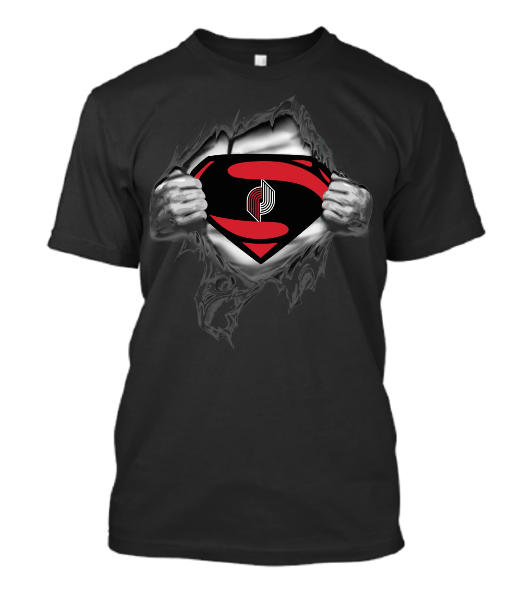Superman Portland Trail Blazers T-Shirt