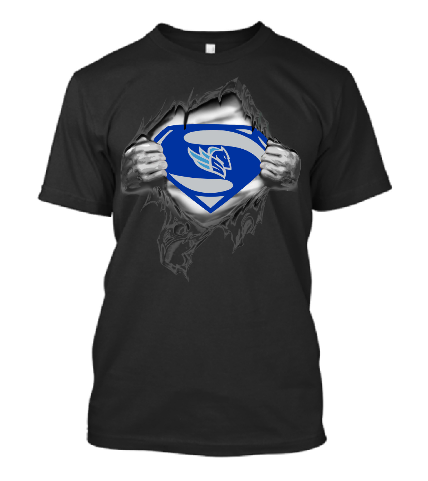 Salt Lake Stallions Emblem Superhero Concept T-Shirt