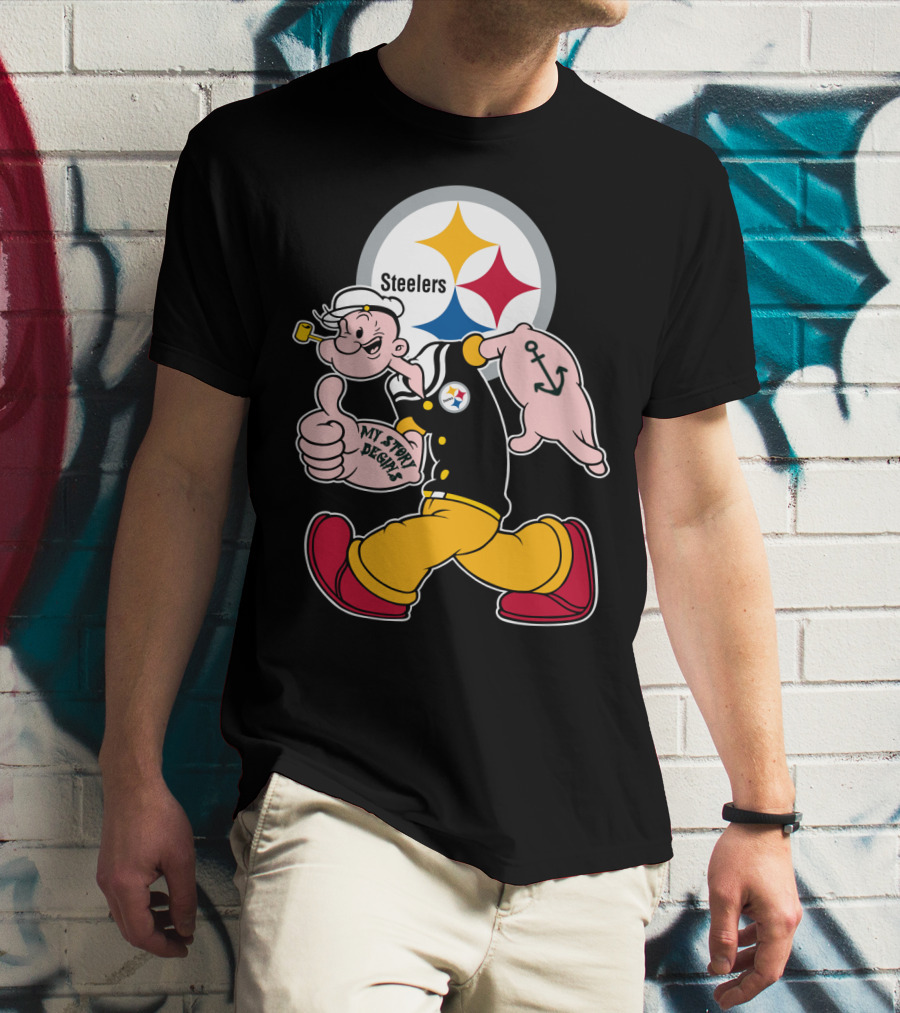 Pittsburgh Steelers My Story Begins Anchor T-Shirt