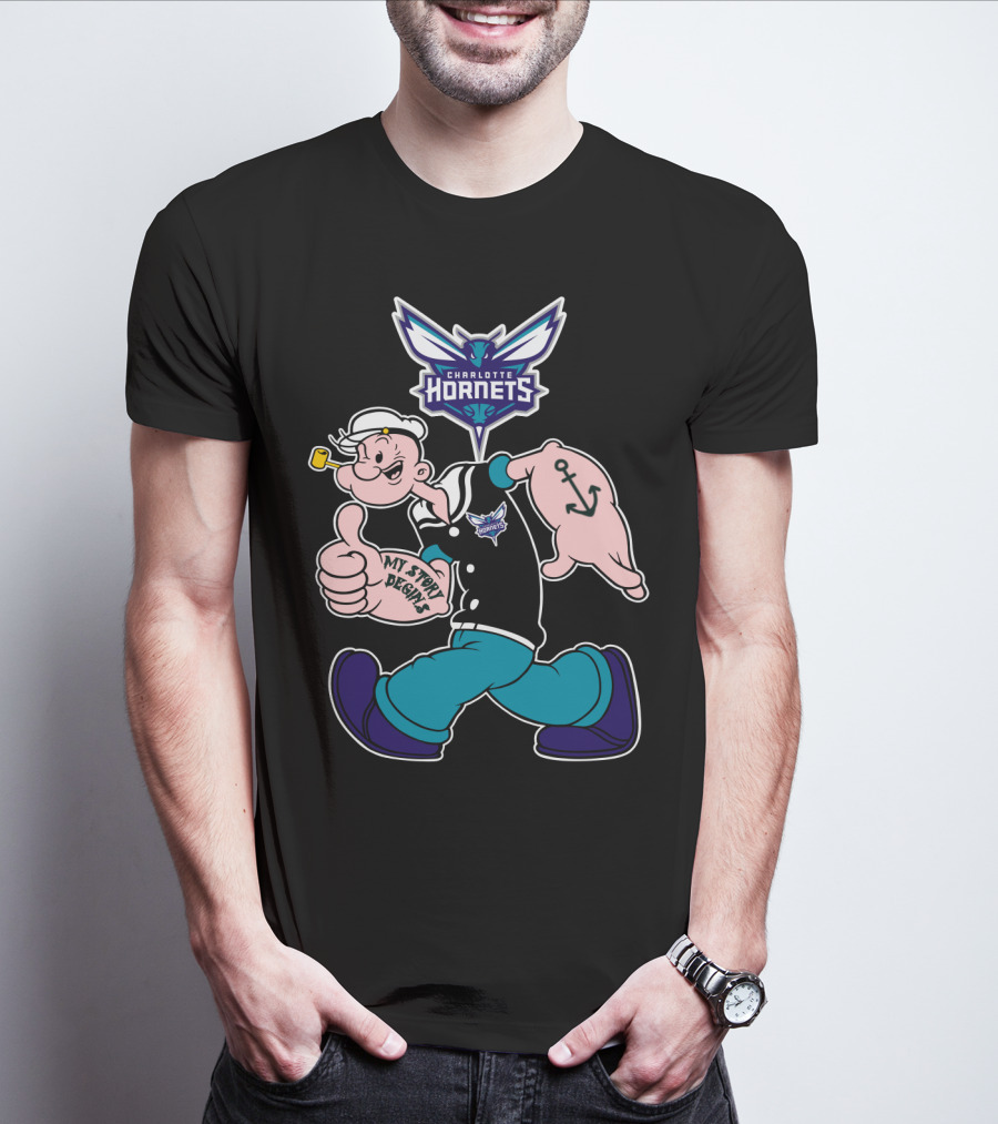 Charlotte Hornets My Story Designs T-Shirt