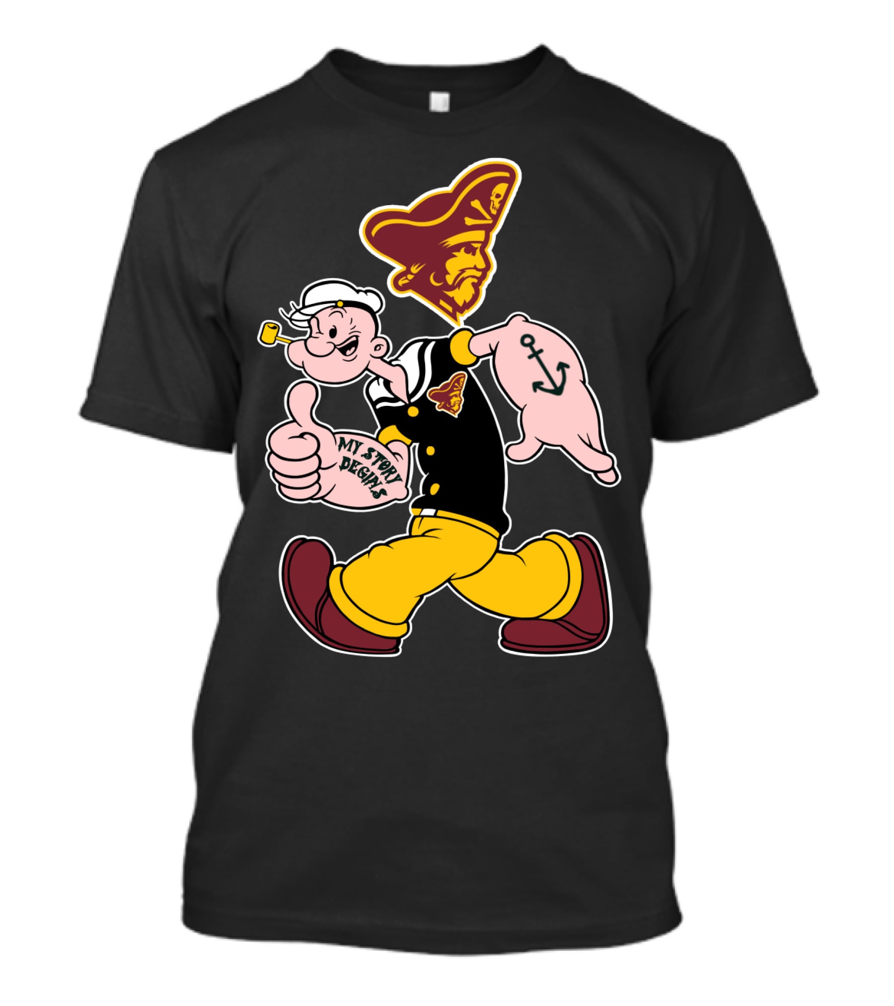 Armstrong Atlantic St Pirates My Story Begins T-Shirt