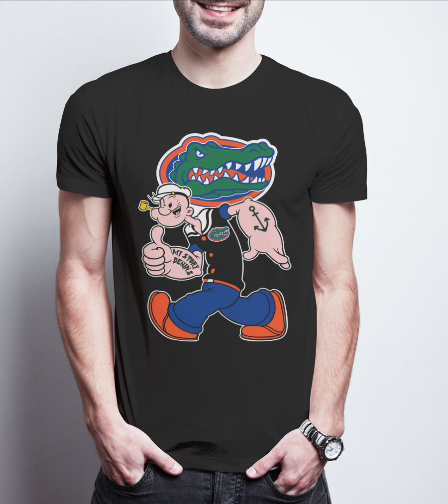Florida Gators My Story Begins Popeye Anchor T-Shirt