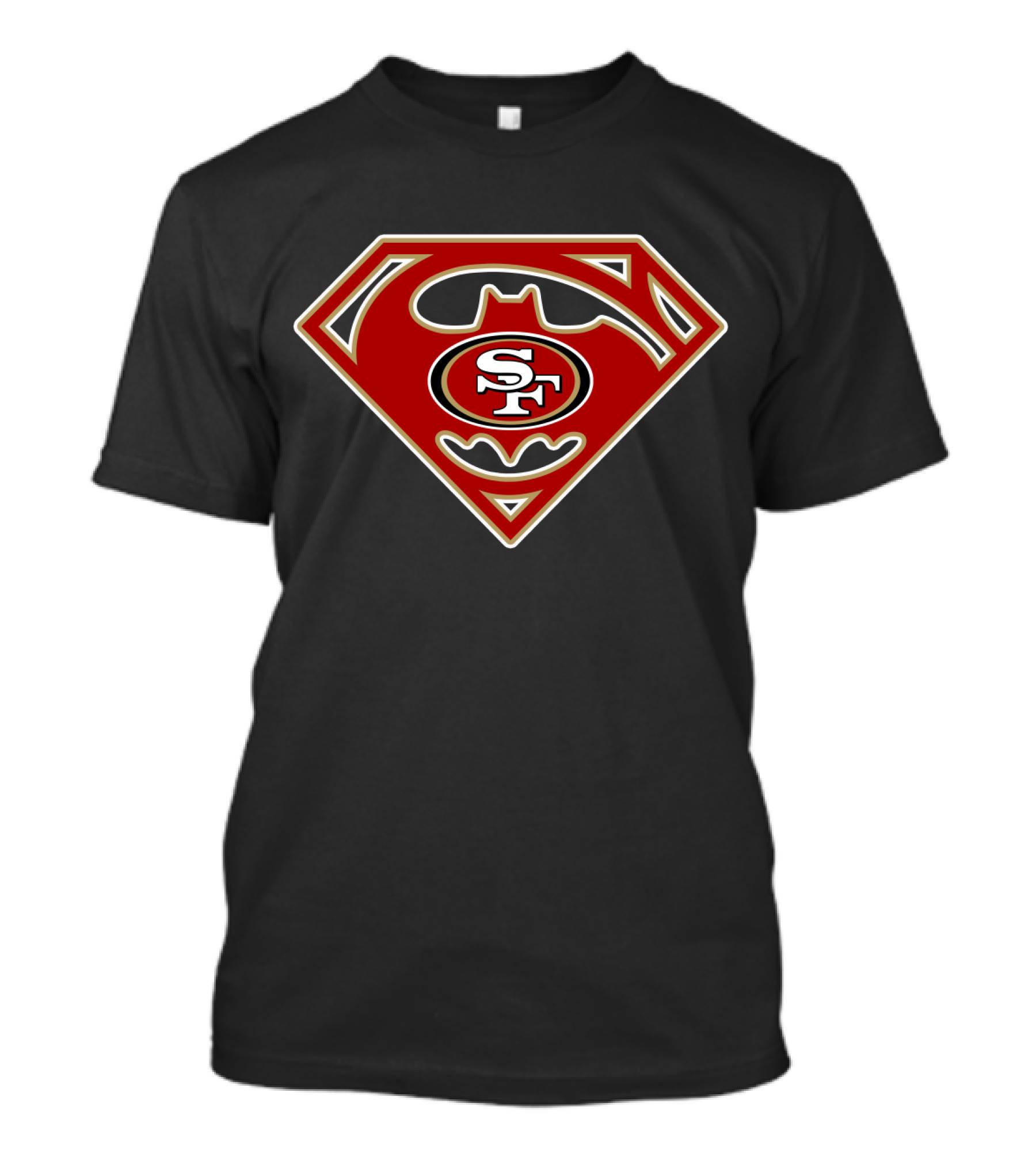 Sf Niners 49ers Batman Superman T-Shirt