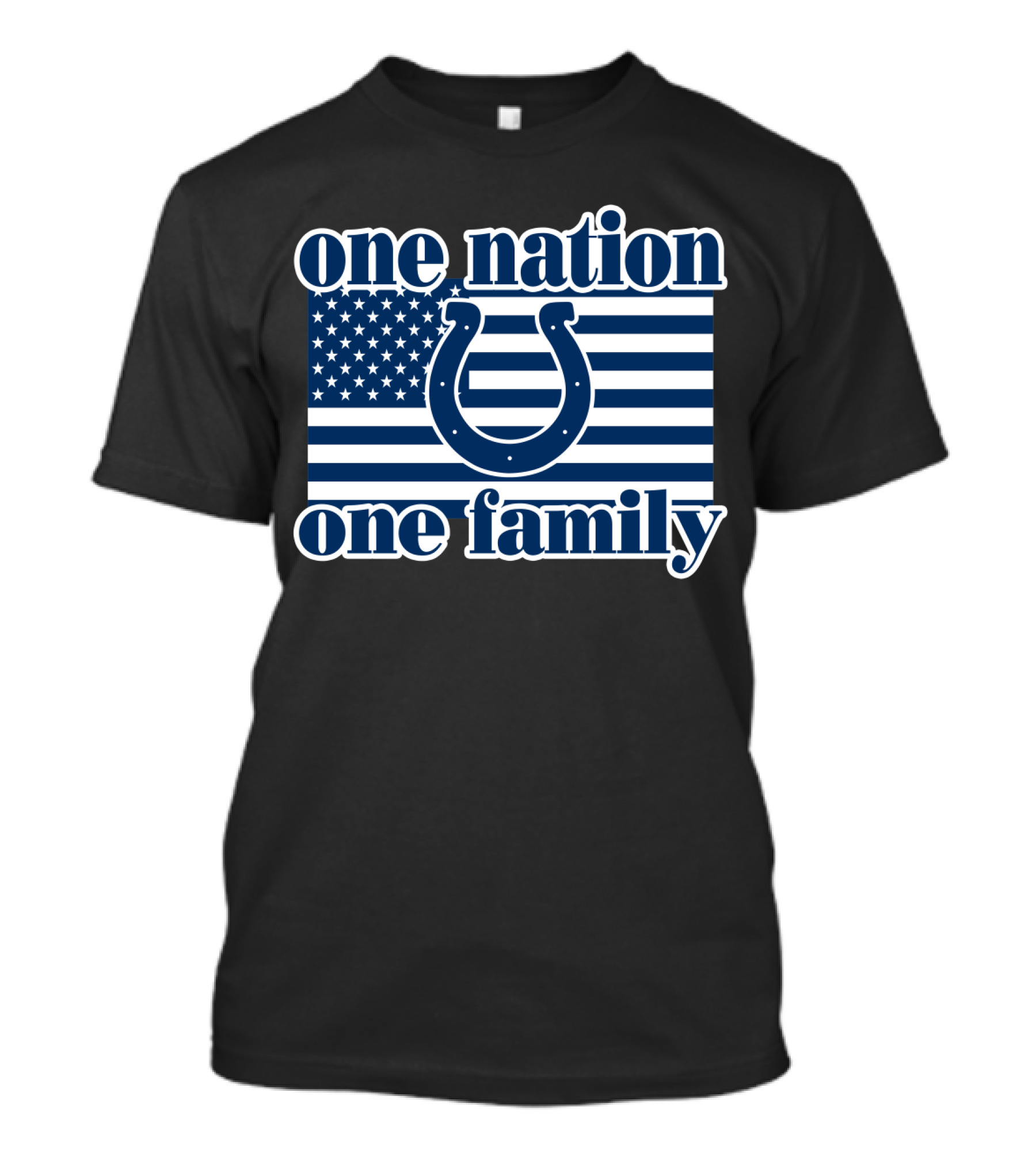 One Nation One Family Indianapolis Colts T-Shirt