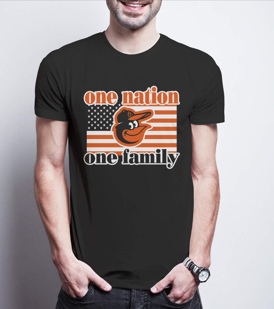 One Nation One Family 59 Baltimore Orioles T-Shirt