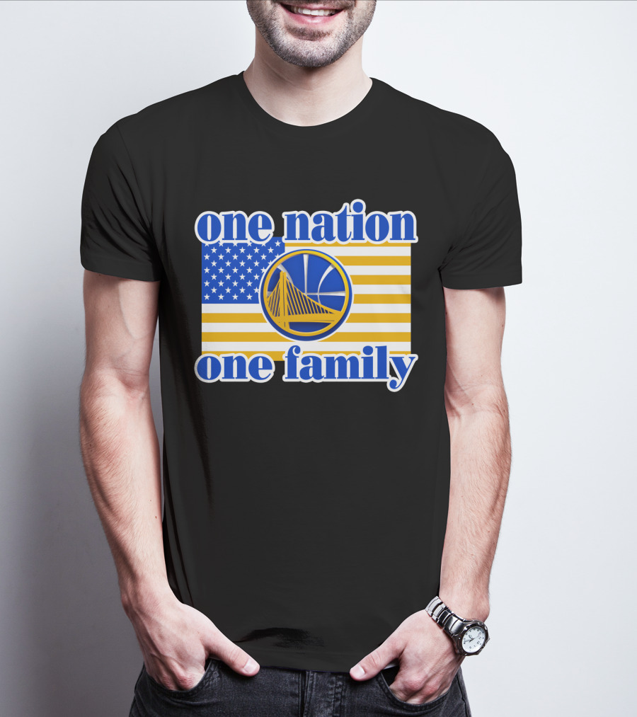 Golden State Warriors One Nation One Family T-Shirt