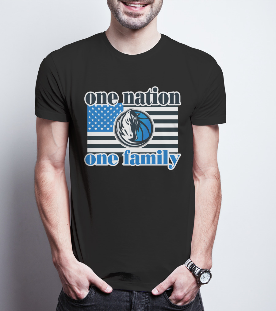 One Nation One Family 83 Dallas Mavericks T-Shirt