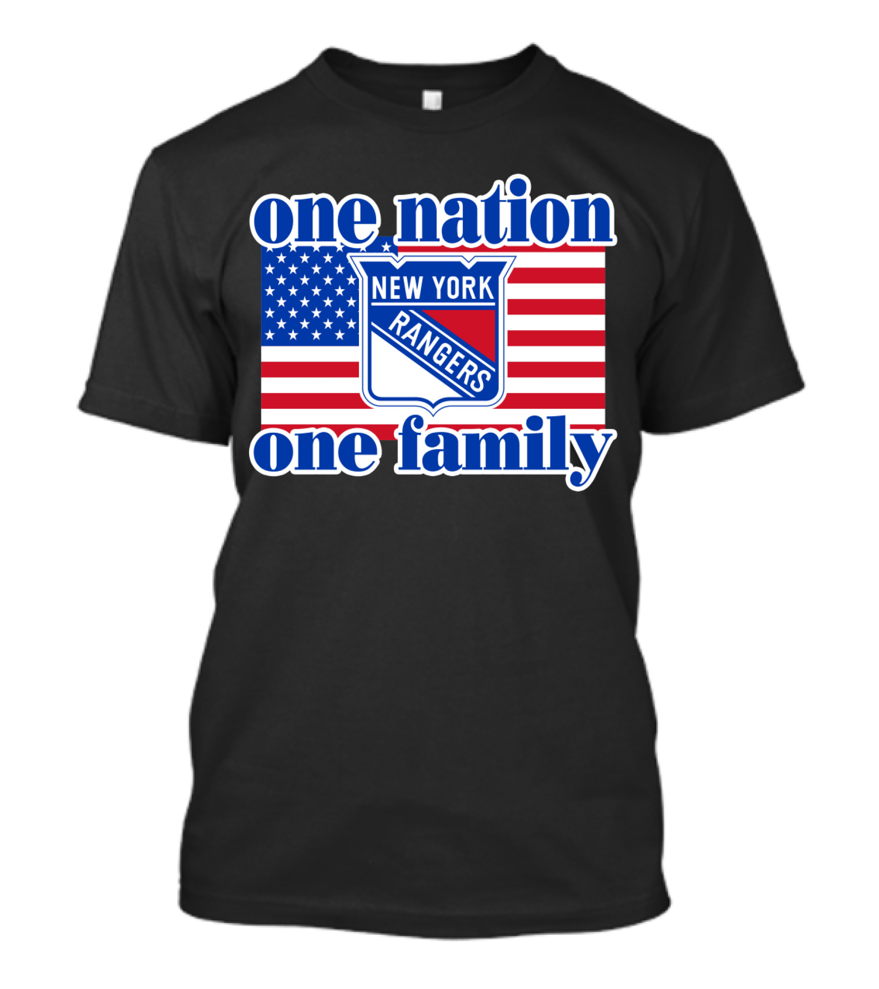 New York Rangers One Nation One Family 97 T-Shirt