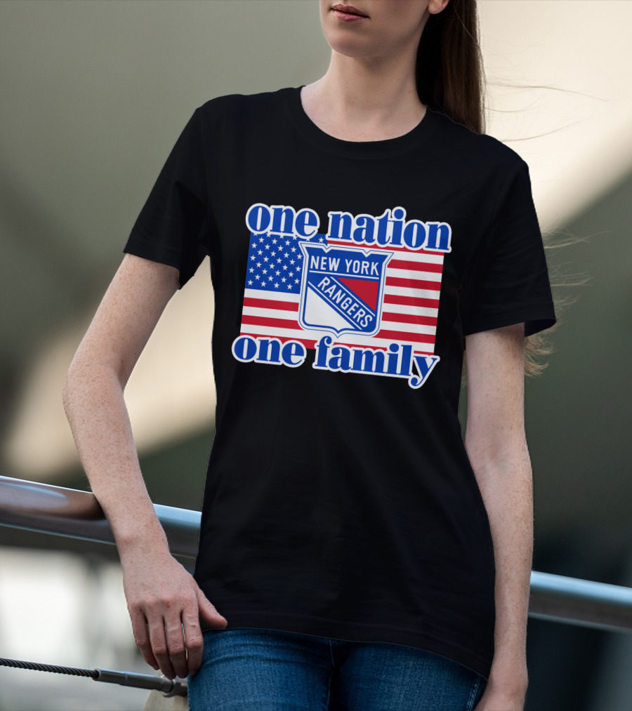 New York Rangers One Nation One Family 97 T-Shirt