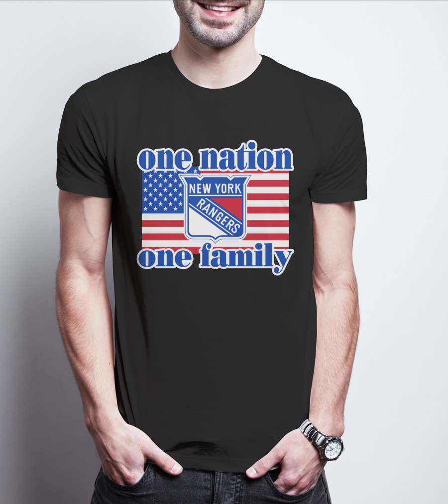 New York Rangers One Nation One Family 97 T-Shirt