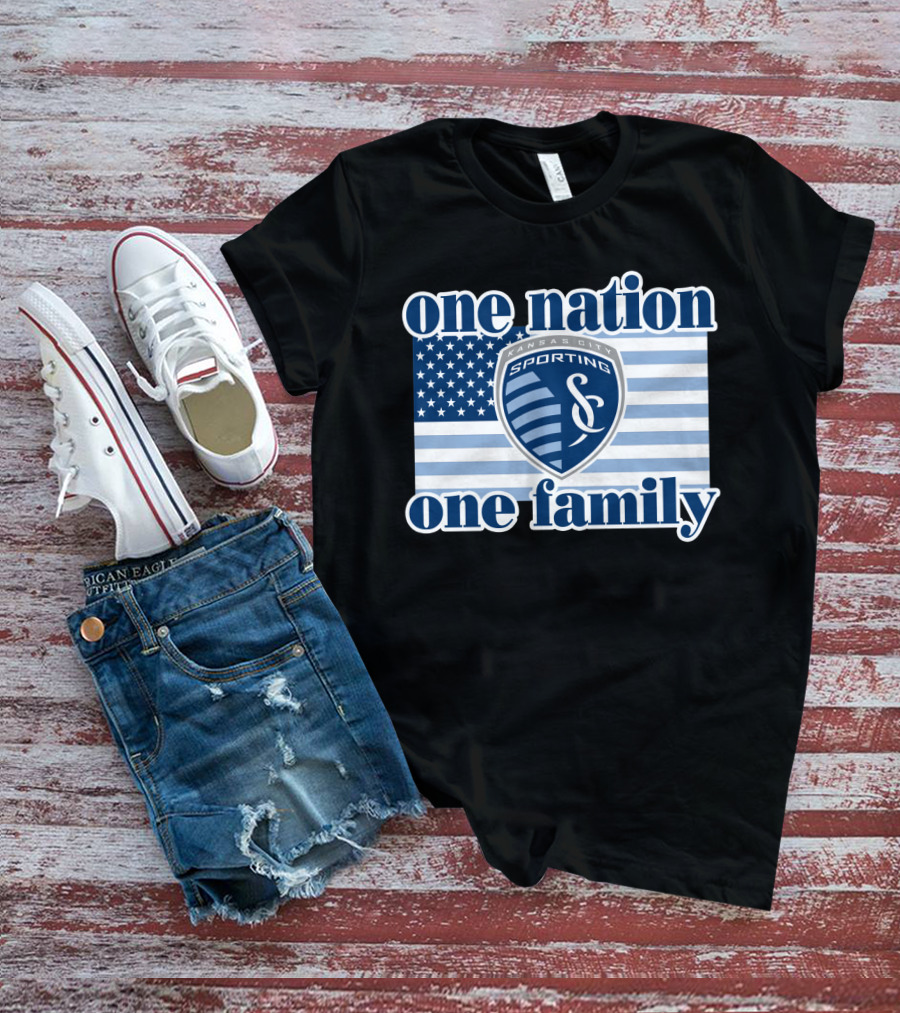 One Nation One Family Sporting Kansas City T-Shirt