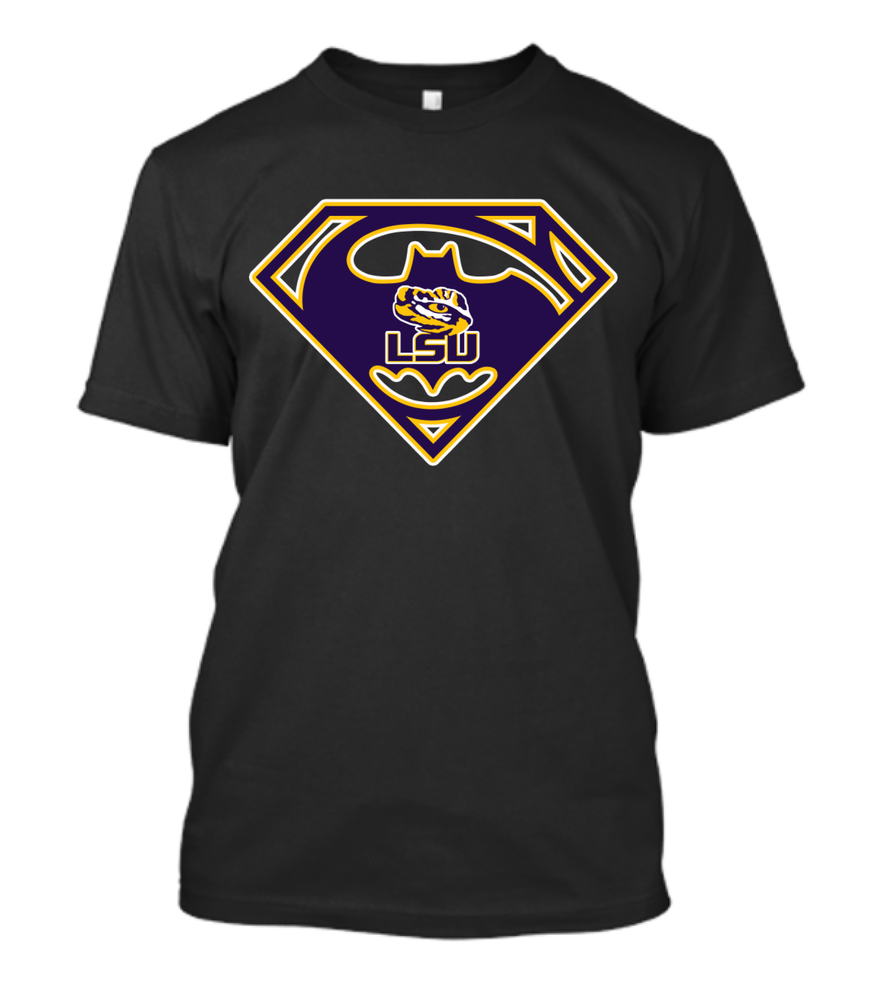 Lsu Tigers Batman Superman T-Shirt