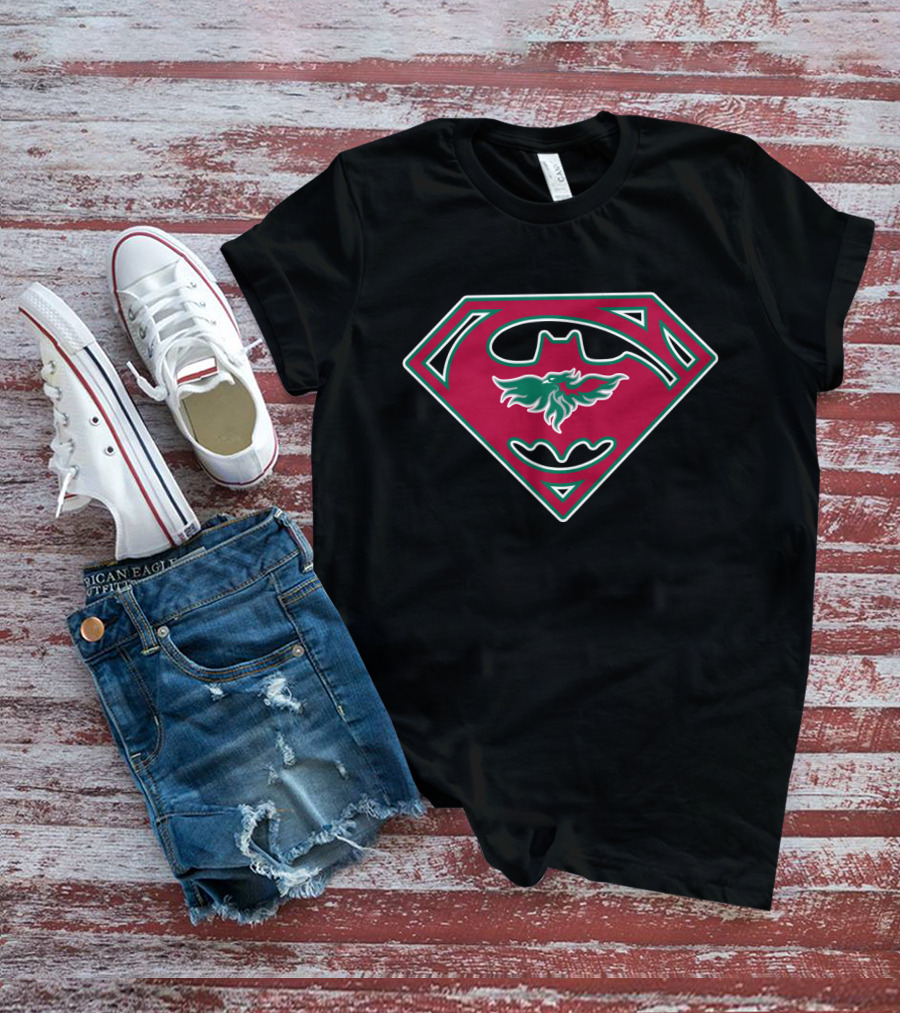 Superman Batman Green Bay Phoenix T-Shirt