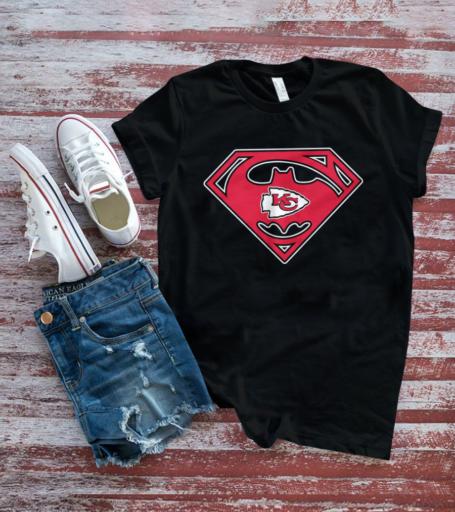 Kansas City Chiefs Kc Arrowhead Superman T-Shirt