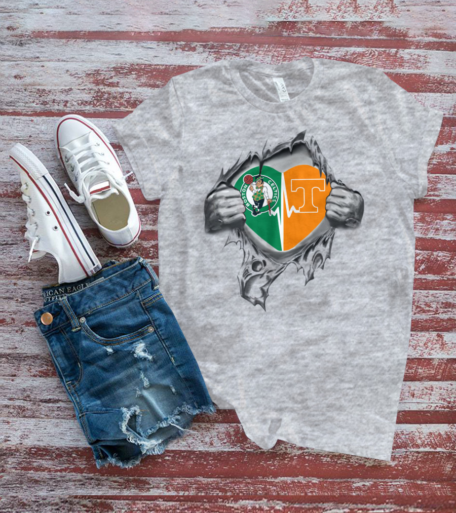 Boston Celtics Tennessee Heartbeat Unveiled T-Shirt