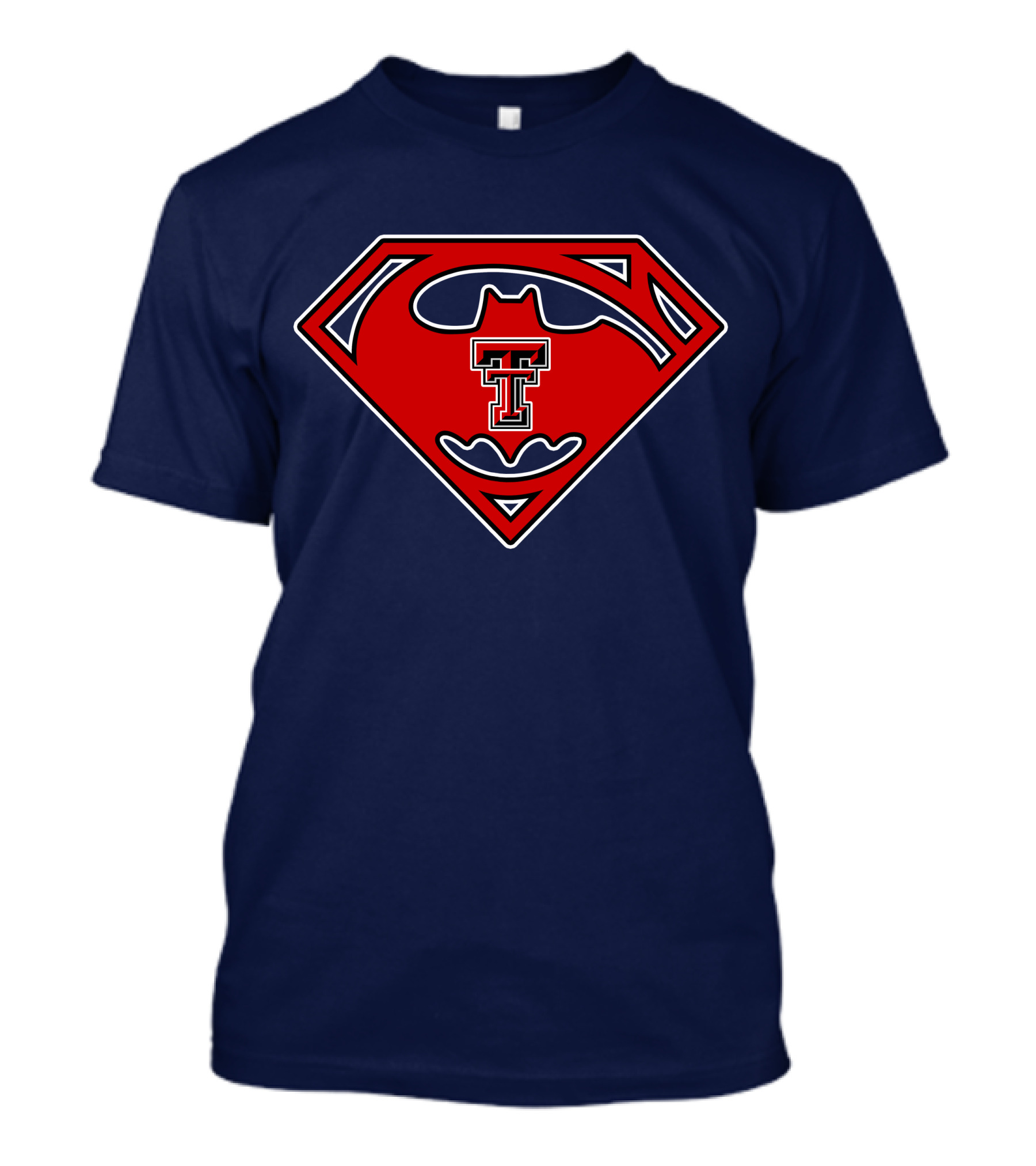 Texas Tech Red Raiders Superman Batman T-Shirt