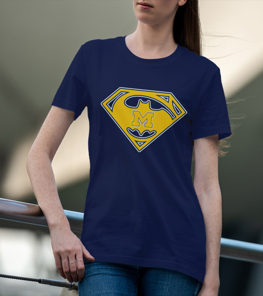 Michigan Wolverines 49 Super Bat T-Shirt
