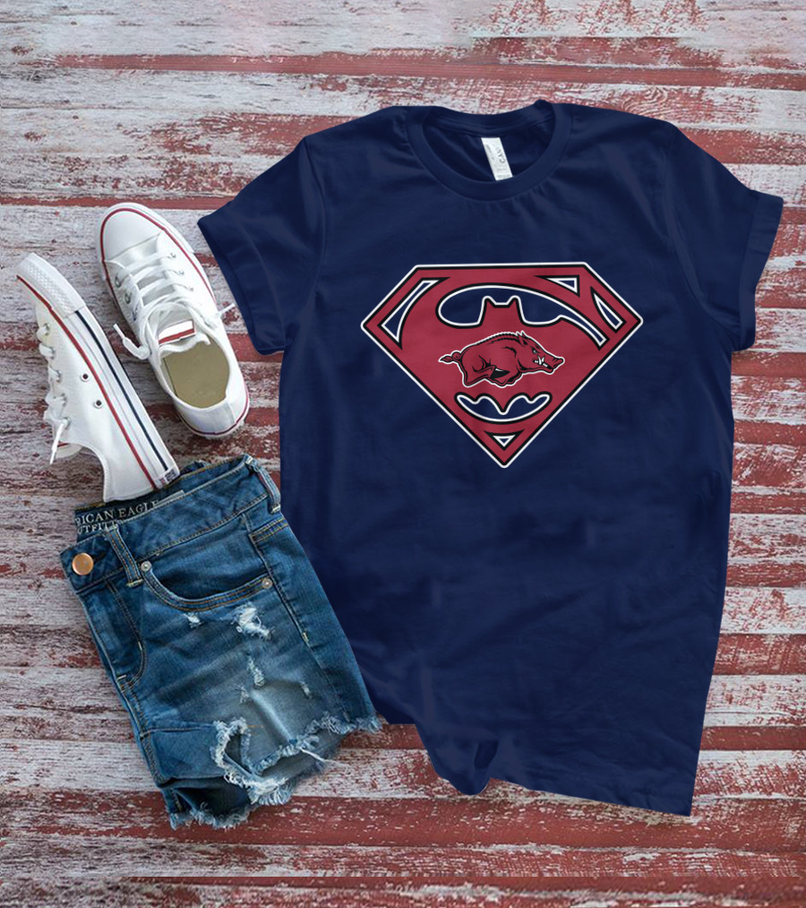 Arkansas Razorbacks 1995 Superman T-Shirt