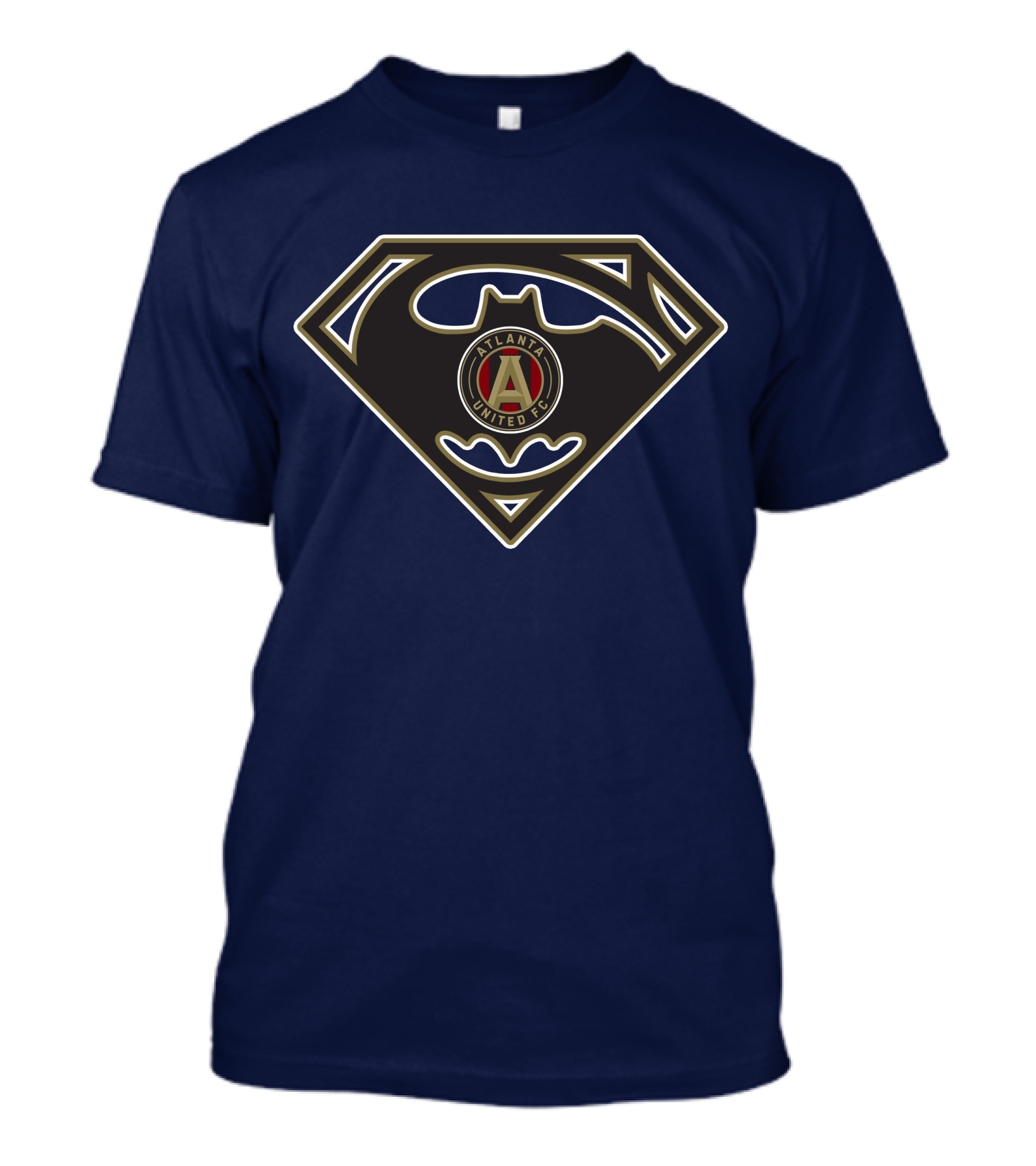 Atlanta United Fc Superman Batman Logo Fusion T-Shirt