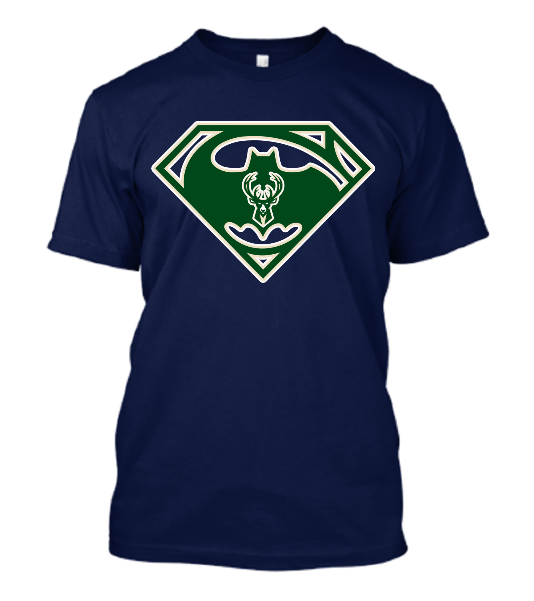 Milwaukee Bucks Superhero Logo 174 T-Shirt