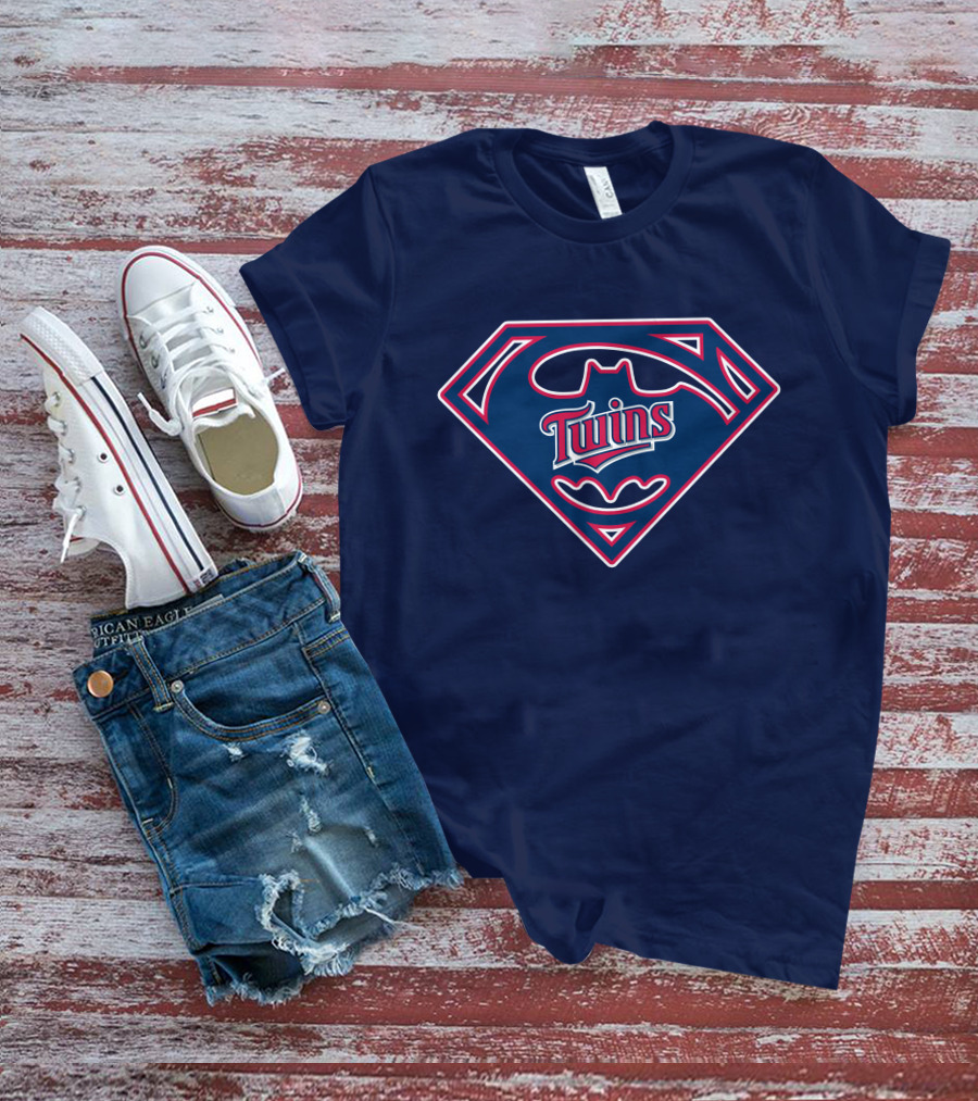Twins Bat And Shield Logo 203 T-Shirt