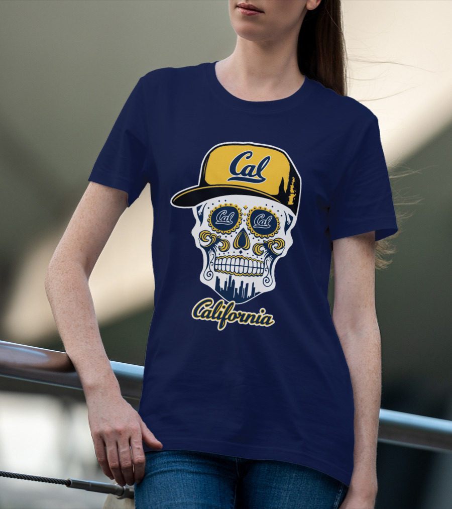 California Cal Bears Skull With Cap T-Shirt