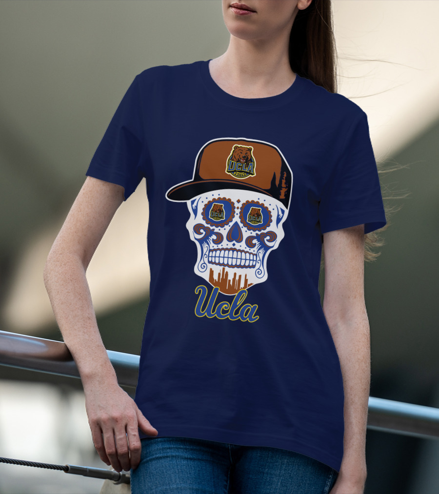 Ucla Bruins Skull With Cap T-Shirt