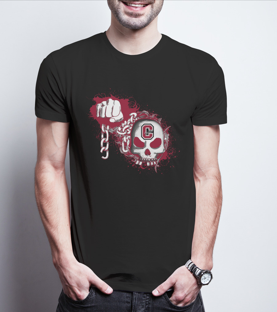 Colgate Raiders Skull And Chains T-Shirt