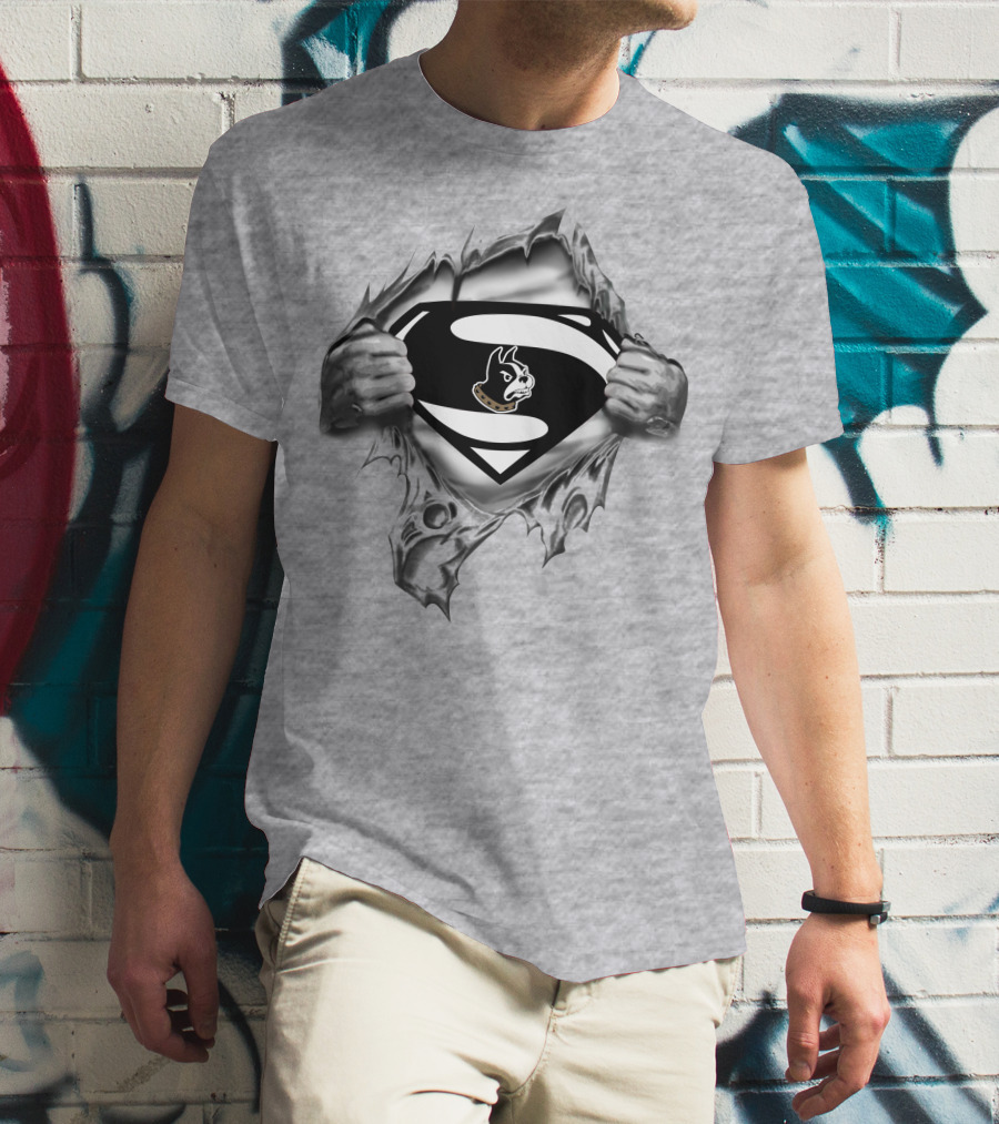 Wofford Terriers Superman Logo Design 370 T-Shirt