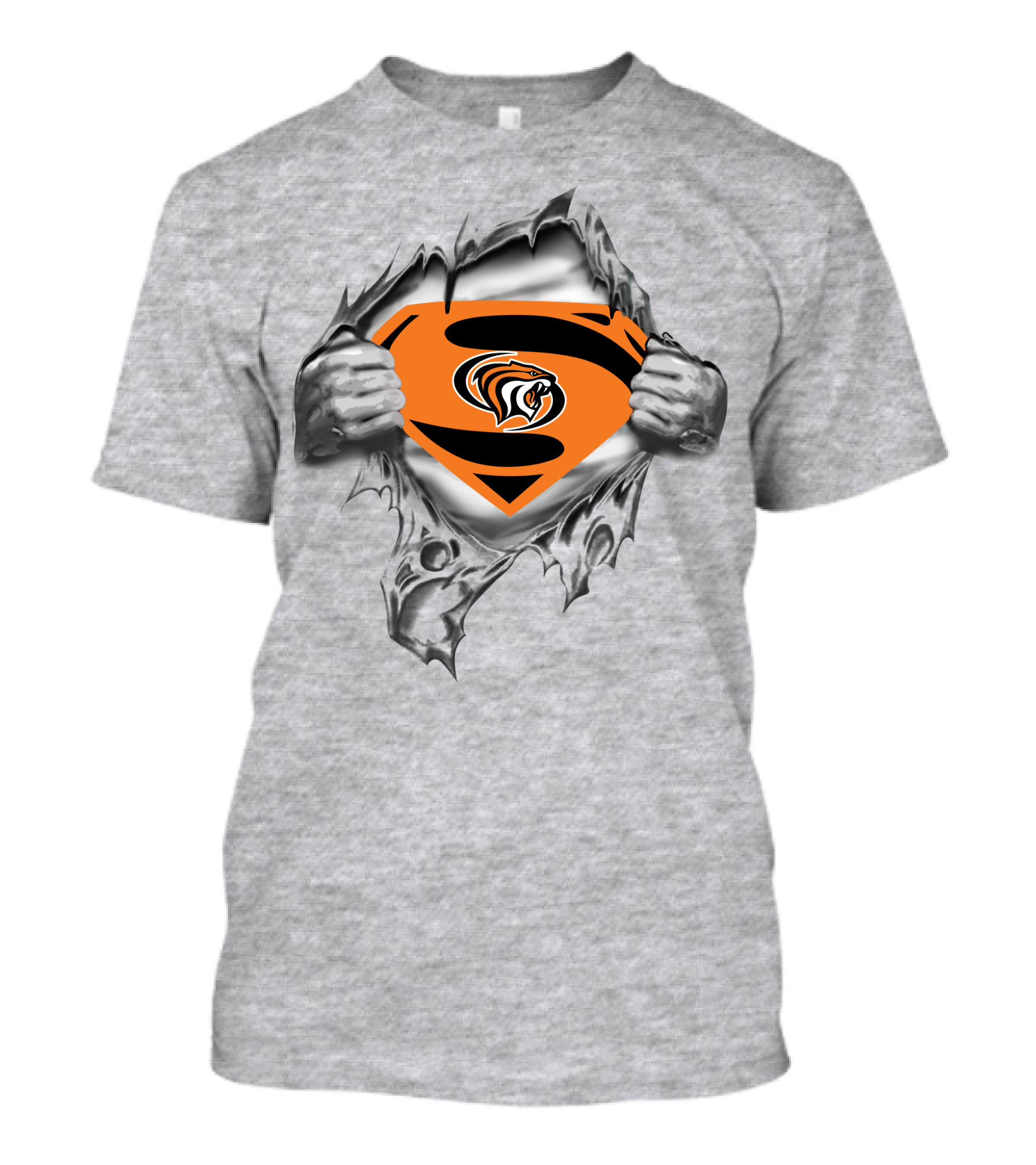 Pacific Tigers Superman T-Shirt
