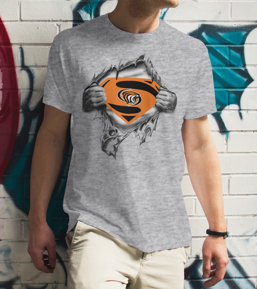 Pacific Tigers Superman T-Shirt