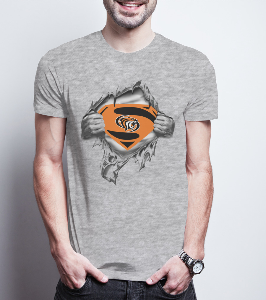 Pacific Tigers Superman T-Shirt