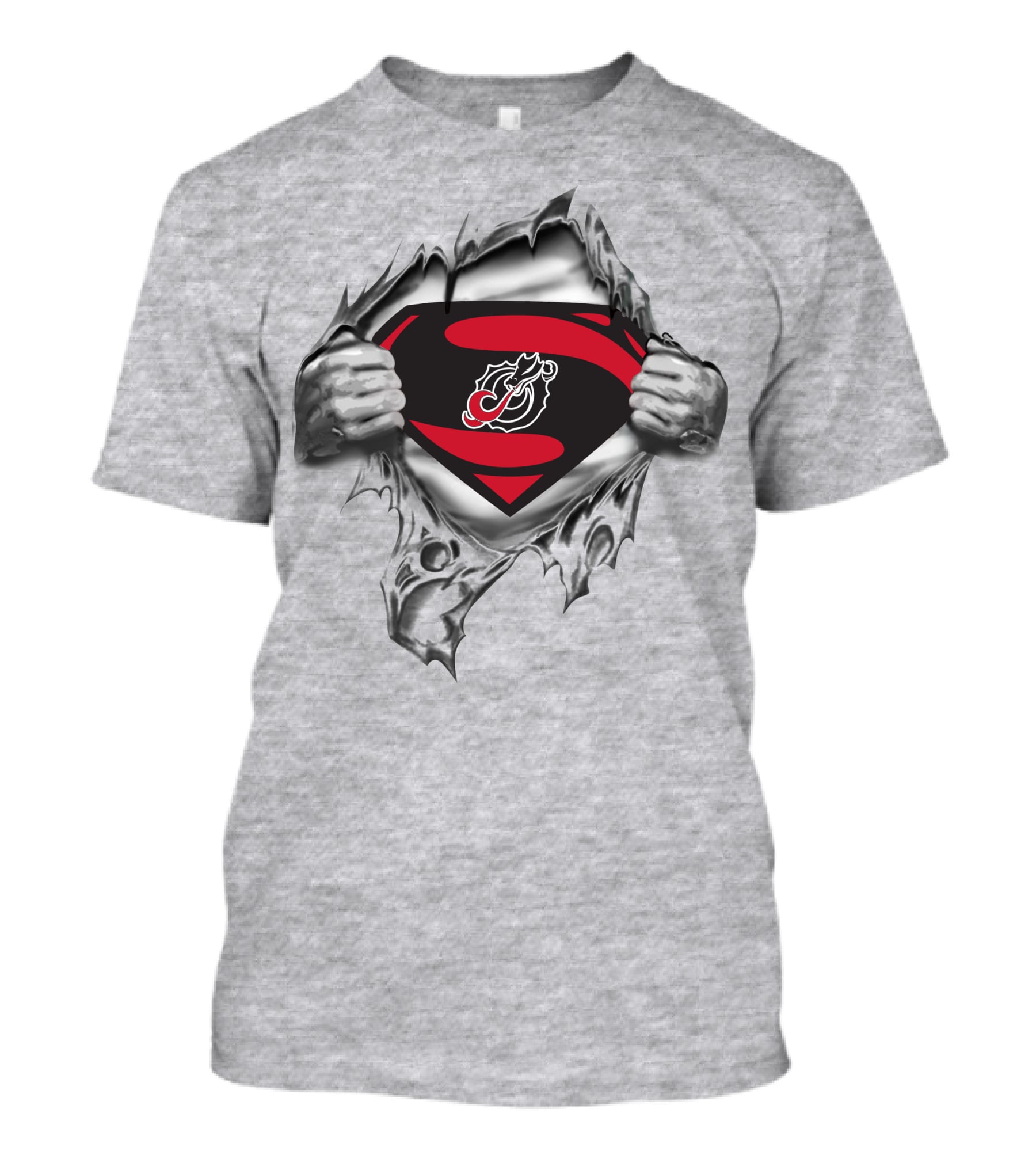 Moorhead State Dragons Superman Emblem T-Shirt