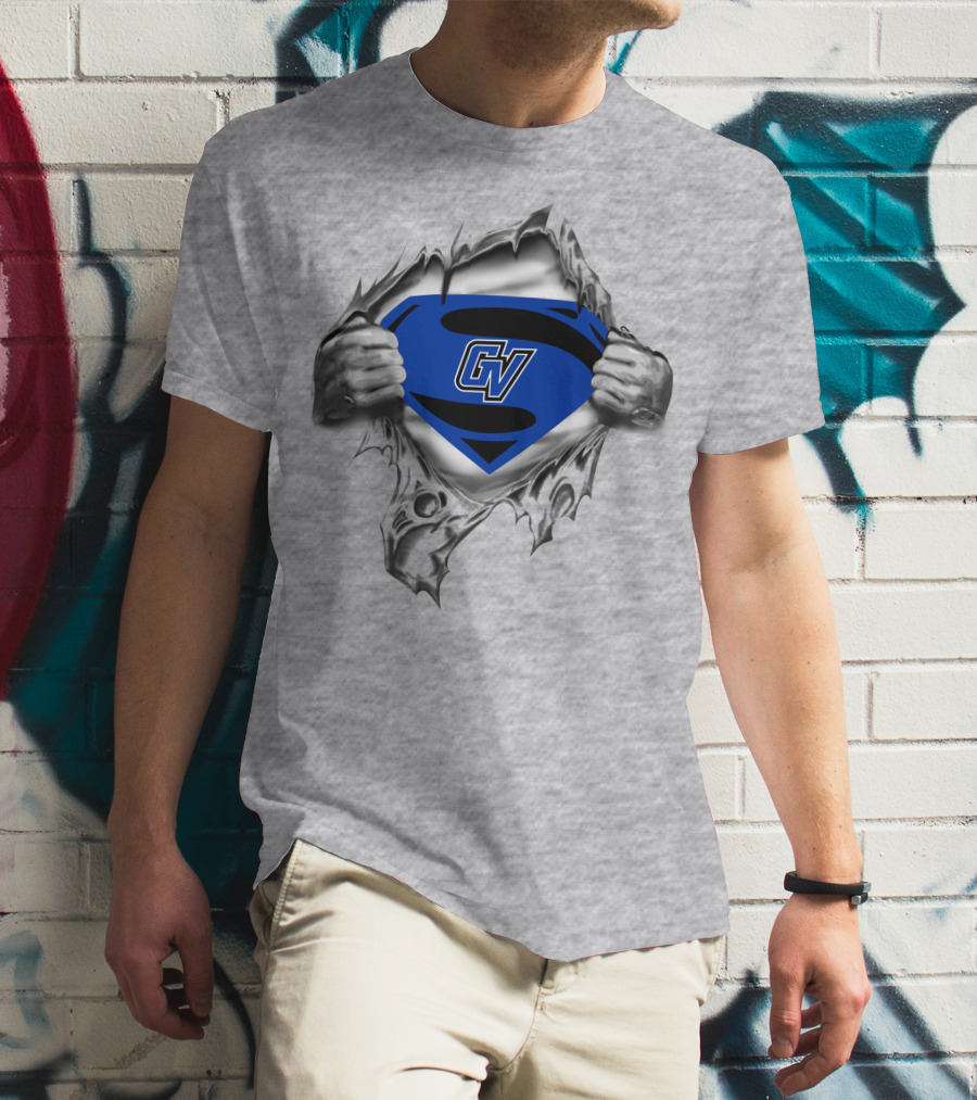 Grand Valley State Lakers Gv Superman T-Shirt