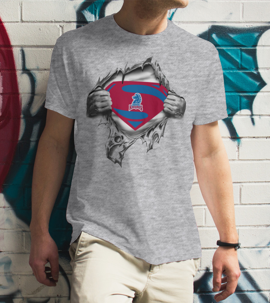 Fairleigh Dickinson Knights Superman Logo Knights T-Shirt
