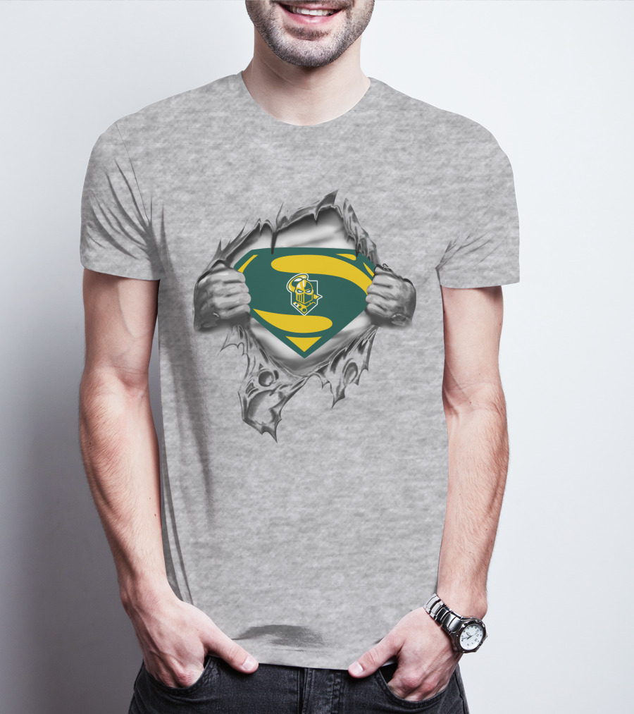 Clarkson Golden Knights Superman Logo Knights T-Shirt